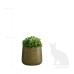 Кашпо Delight Collection CONE AVOCADO GREEN