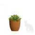 Кашпо Delight Collection VASE3 EROSIA OCHRE