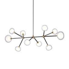 Люстра Delight Collection 10101P/10 black/gold