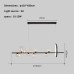 Люстра Delight Collection KG1233P-10 black/clear