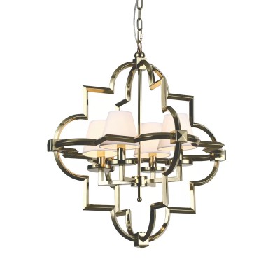 Люстра Delight Collection Mandeville M brass/white