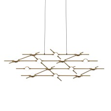 Люстра Delight Collection Molecular 14 black/gold