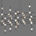 Люстра Delight Collection Molecular 55 black/gold