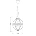 Люстра Delight Collection Residential 3 ant.brass