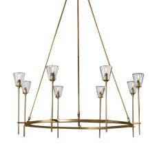 Люстра Delight Collection Torche De Verre 8 gold