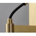 Настенный светильник Delight Collection 8960-1W brass/clear