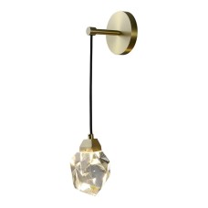 Настенный светильник Delight Collection 9701W brass/clear