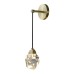 Настенный светильник Delight Collection 9701W brass/clear