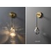 Настенный светильник Delight Collection 9701W brass/clear