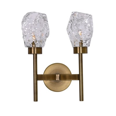 Настенный светильник Delight Collection BRWL7071-02 antique brass
