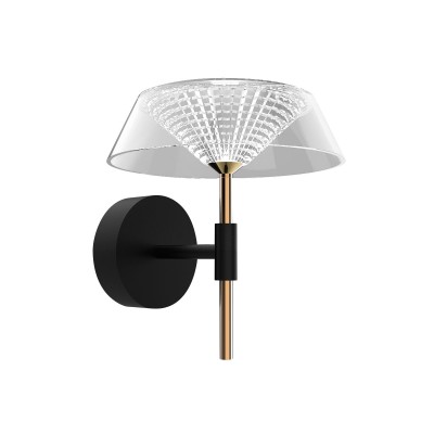 Настенный светильник Delight Collection MB21001018-1A black/gold