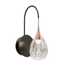 Настенный светильник Delight Collection MB24001004-1A copper/clear
