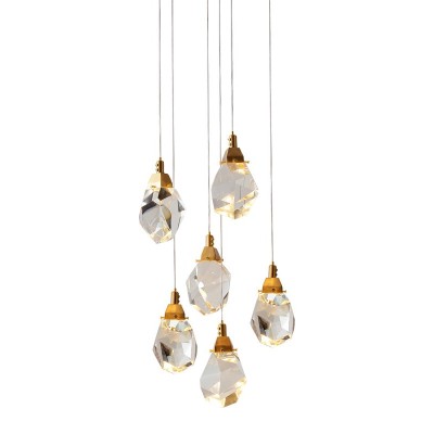 Подвесной светильник Delight Collection 9701P/6R brass