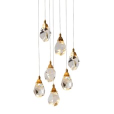 Подвесной светильник Delight Collection 9701P/7R brass