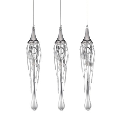 Подвесной светильник Delight Collection Goddess Tears 3 chrome