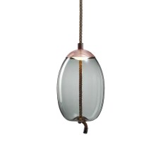Подвесной светильник Delight Collection Knot A copper/blue