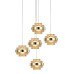 Подвесной светильник Delight Collection MD22030002-5A gold/champagne