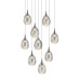 Подвесной светильник Delight Collection MD24001004-9A chrome/clear