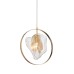 Подвесной светильник Delight Collection P60669-1 gold/clear