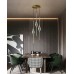 Подвесной светильник Delight Collection Pezzo 3 gold