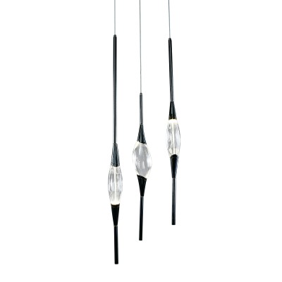 Подвесной светильник Delight Collection Pezzo 3 pearl black