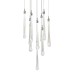 Подвесной светильник Delight Collection Teardrop 10 chrome