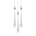 Подвесной светильник Delight Collection Teardrop 3 chrome