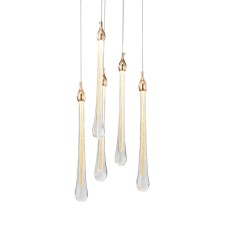 Подвесной светильник Delight Collection Teardrop 5 gold