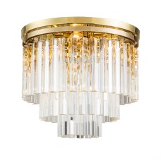 Потолочный светильник Delight Collection Odeon 5 gold/clear
