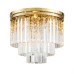 Потолочный светильник Delight Collection Odeon 5 gold/clear
