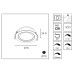 Встраиваемый светильник Delight Collection DA8303DR Ø7.5