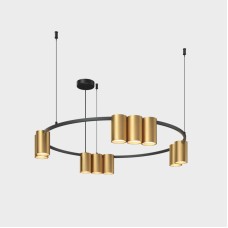 Подвесная люстра Denkirs Orbit DK4065-BK+SG
