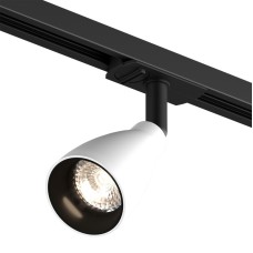 Трековый однофазный светильник Denkirs Bell DK6050-BW+BK