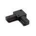 Коннектор L-образный Denkirs DK Track Black TR1102-BK