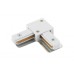 Коннектор L-образный Denkirs DK Track White TR1102-WH