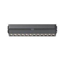 Трековый магнитный однофазный светильник Denkirs Air grill DK5308-BK