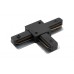 Коннектор T-образный Denkirs DK Track Black TR1103-BK