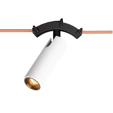 Трековый однофазный светильник Denkirs Belty spot DK5546-BW+BK