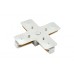 Коннектор Х-образный Denkirs DK Track White TR1104-WH