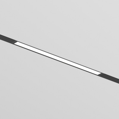 Трековый однофазный светильник Denkirs Simple Linear DK8204-BK