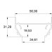 Профиль для шинопроводов Denkirs TR3050 TR3050-AL