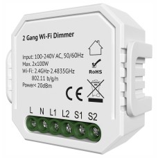 Контроллер-диммер Wi-Fi для смартфонов и планшетов Denkirs Relay RL1004-DM