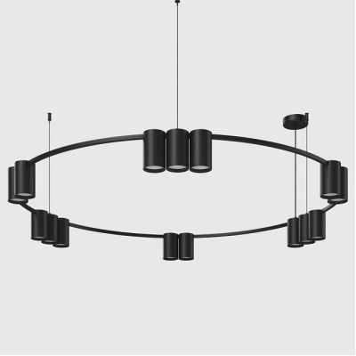 Подвесная люстра Denkirs Orbit DK4067-BK