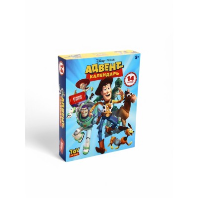 Адвент - календарь с фигурками Disney «История игрушек», с заданиями, 14 сюрпризов