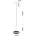 Подвесной светильник Divinare Okab 5006/04 SP-1