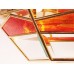 Накладной светильник Doge Luce 1007 1007/3PL-B.CRISTALLO M+ROSSO
