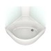 Душ.кабина DOMANI-Spa Delight 88 high, поддон 45 см, черные стенки, 80х80 см, прозрачное