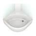 Душ.кабина DOMANI-Spa Delight 99, поддон 45 см, черные стенки, 90х90 см, тонированная