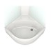 Душ.кабина Domani-Spa Delight Slim 99 high, черные стенки, 90х90х218 см, прозрачная