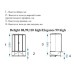 Душ.кабина Domani-Spa Delight Slim 99 high, черные стенки, 90х90х218 см, прозрачная